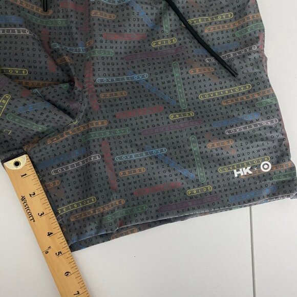 Humankind x Target Swim Shorts Trunks Unisex Size Large LGBTQ Pride Crossword - Picture 9 of 9